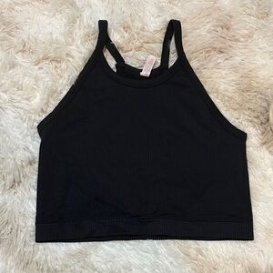 SO Black Crop Top